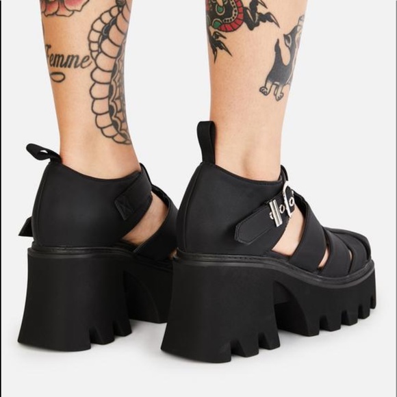 COPY - DAHLIA ACTING SHY PLATFORM SANDALS - Picture 3 of 3